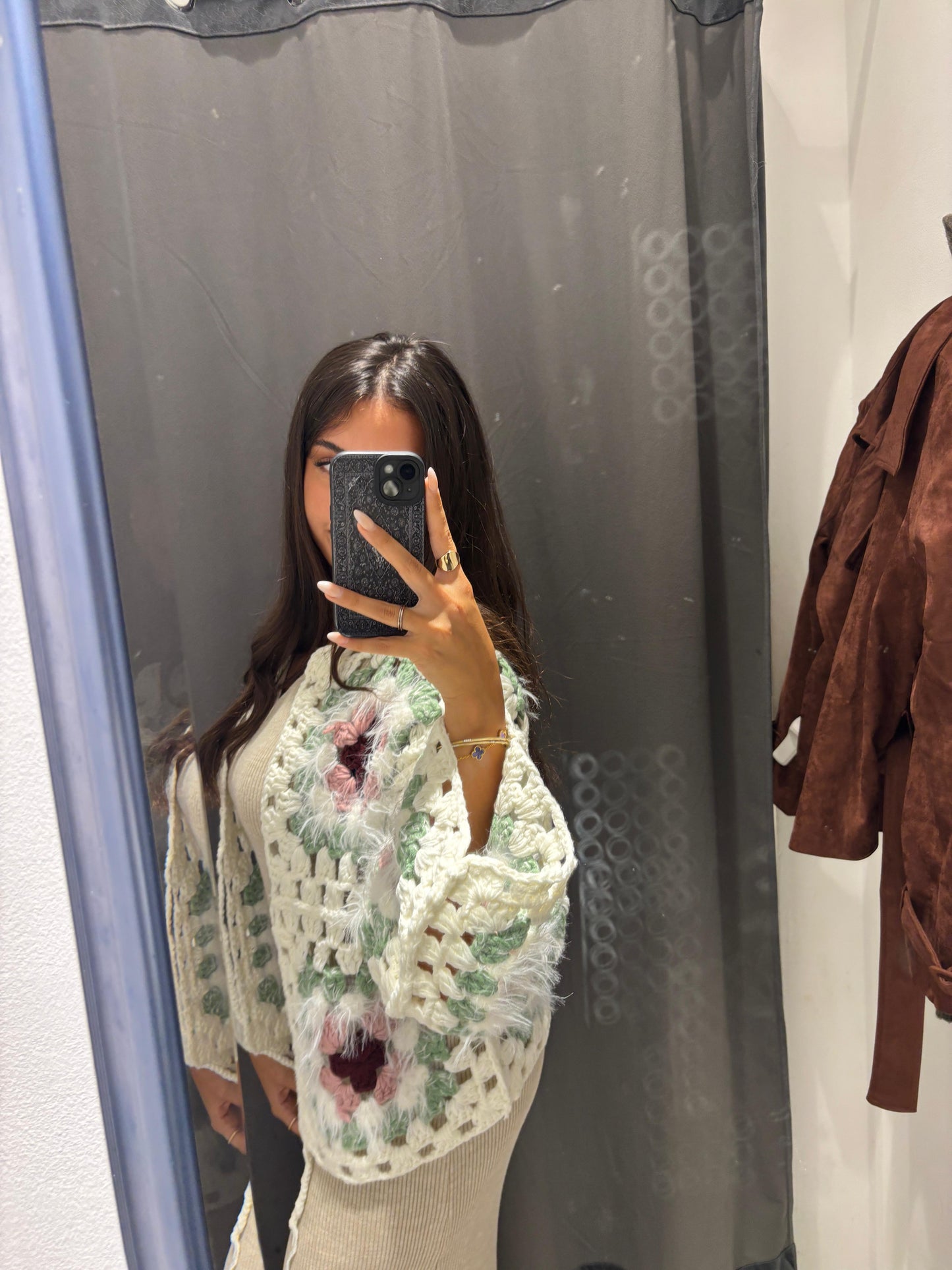 Handgemachter Cardigan Pistachio NUR NOCH 1 MAL