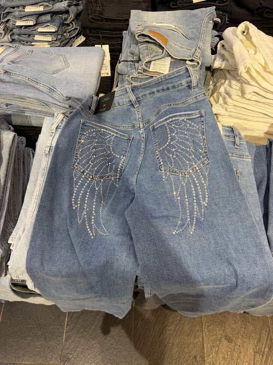 Jeans Angel Glitter