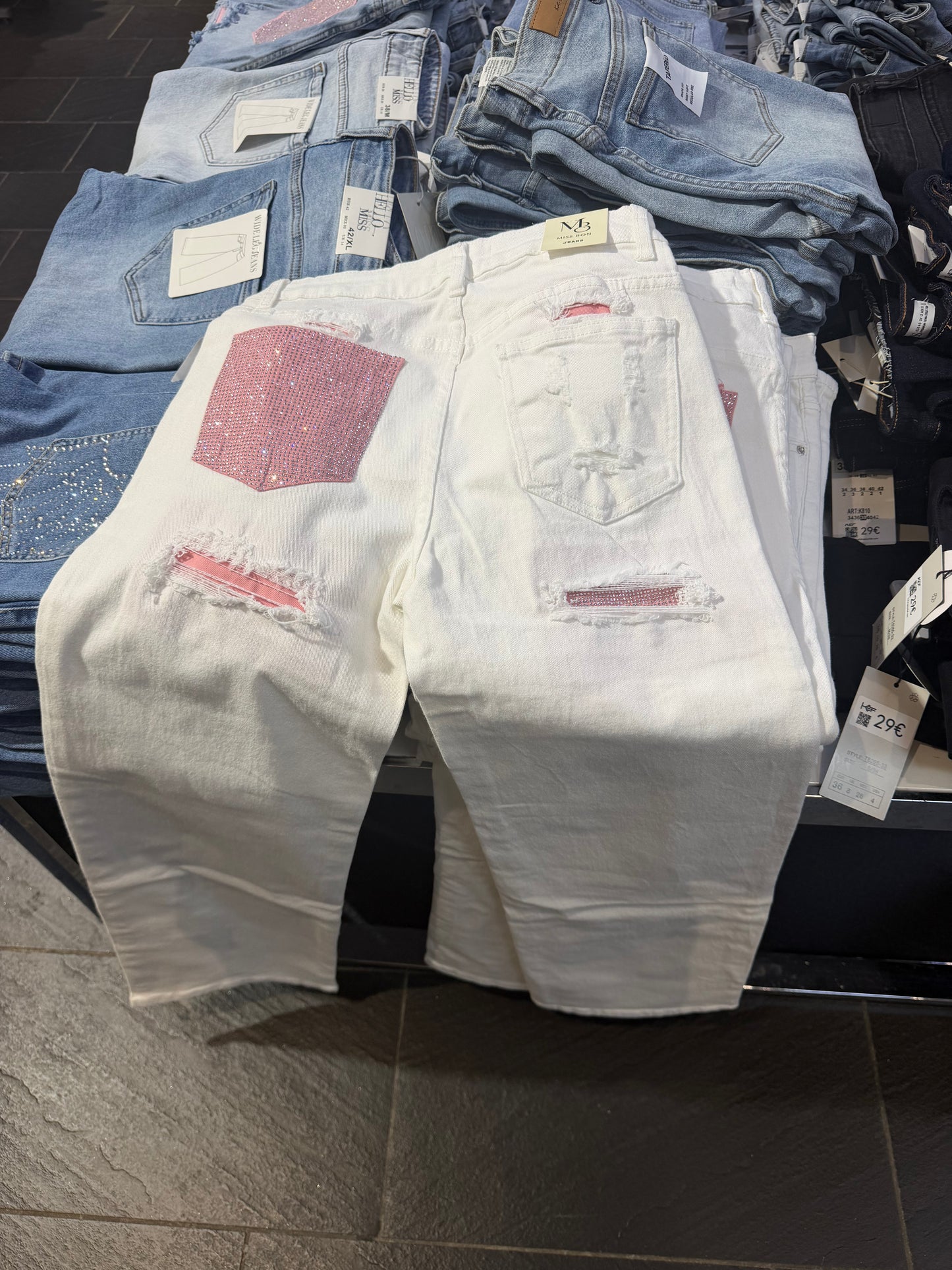 Jeans Pink Glitter