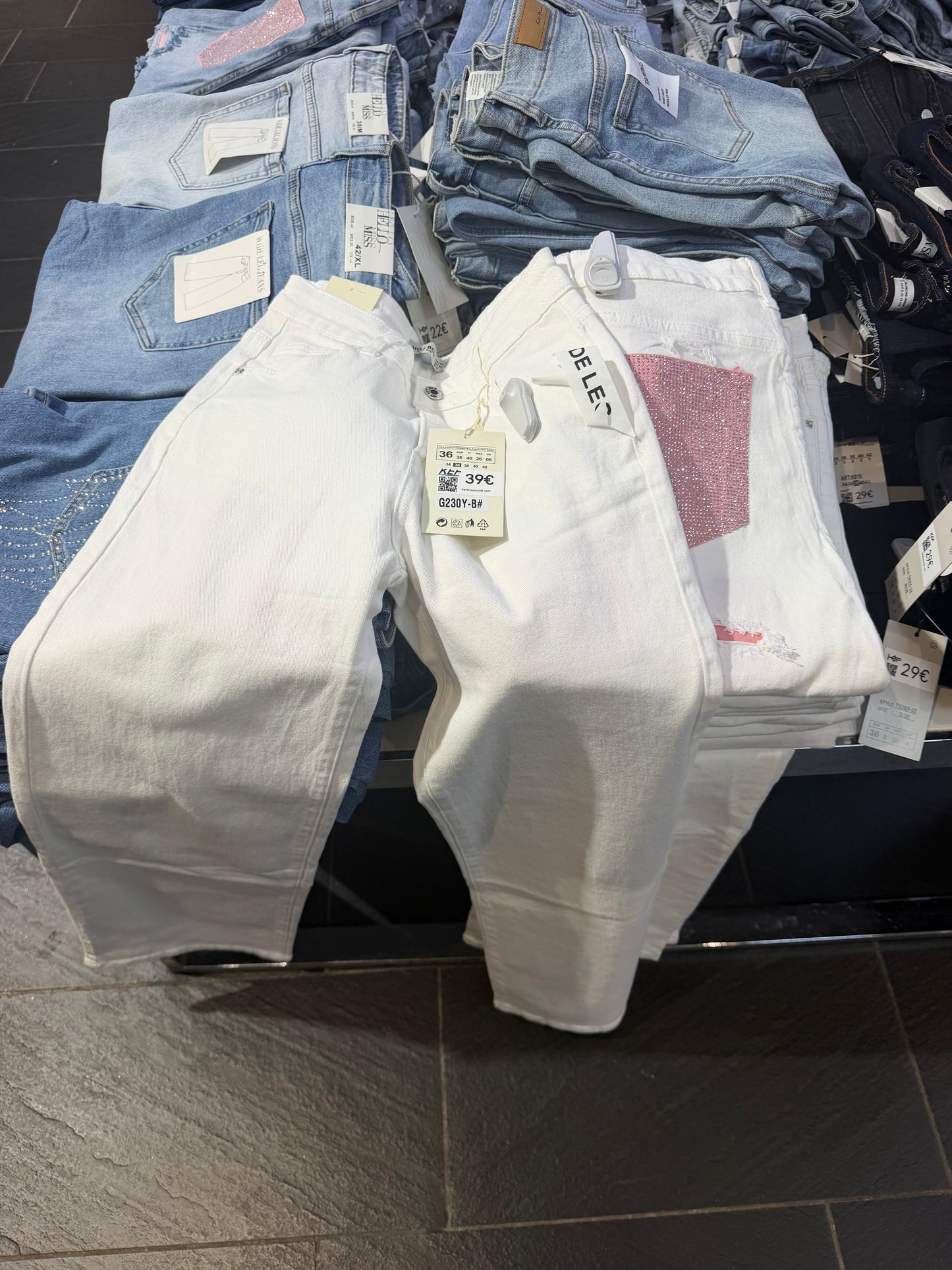 Jeans Pink Glitter