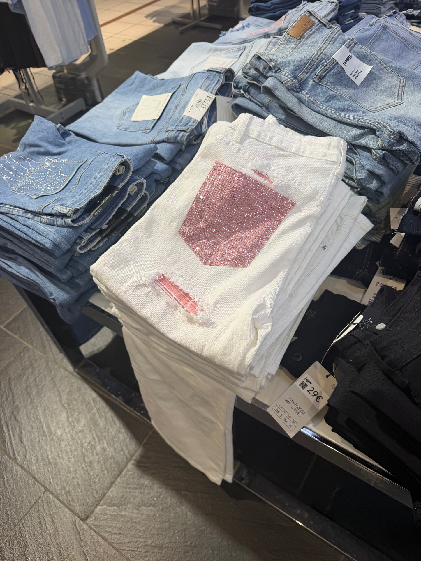 Jeans Pink Glitter