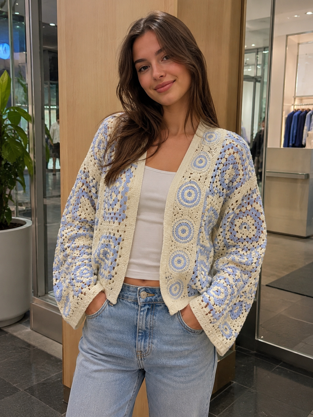 Virale StrickJacke