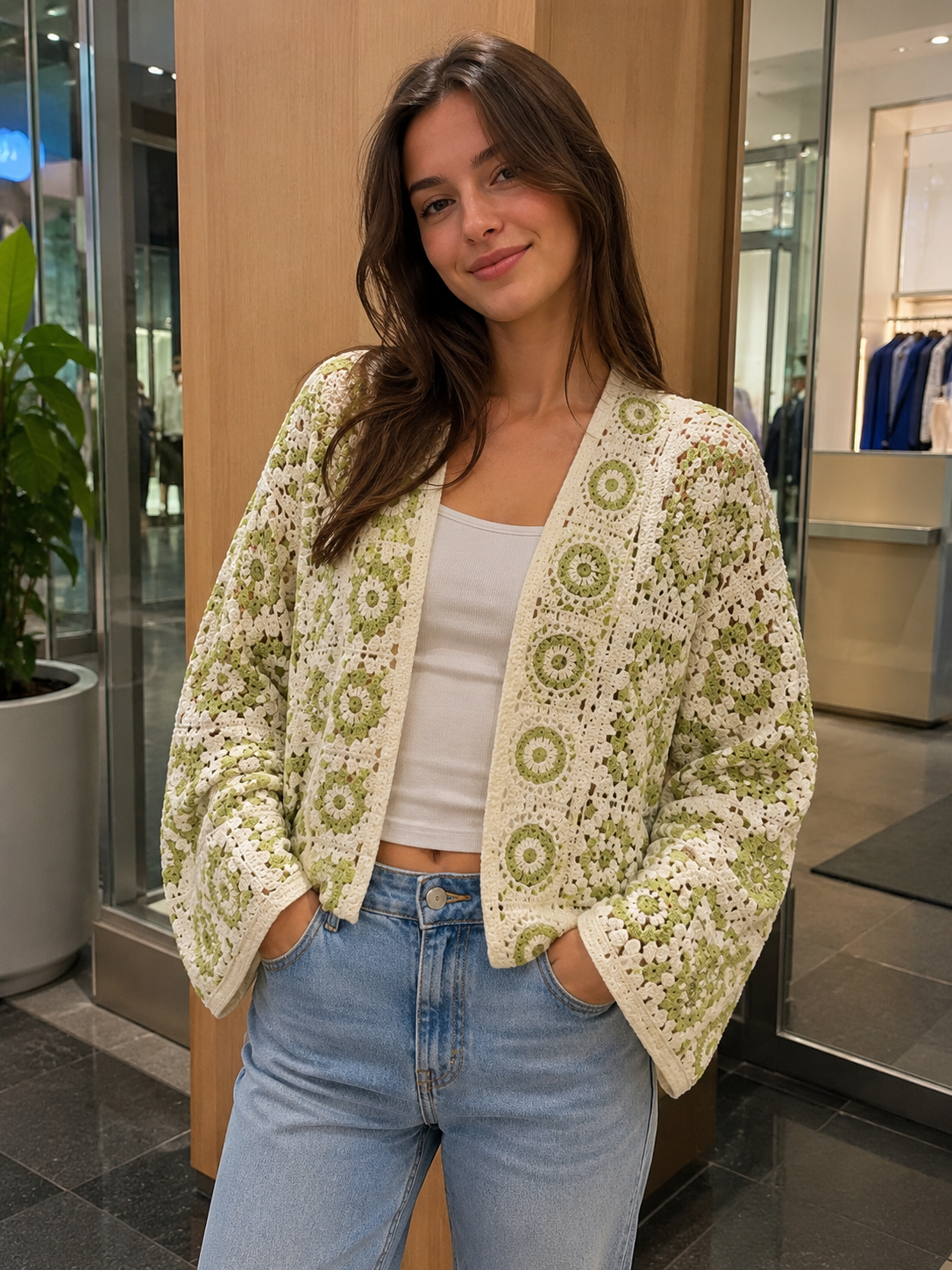 Virale StrickJacke