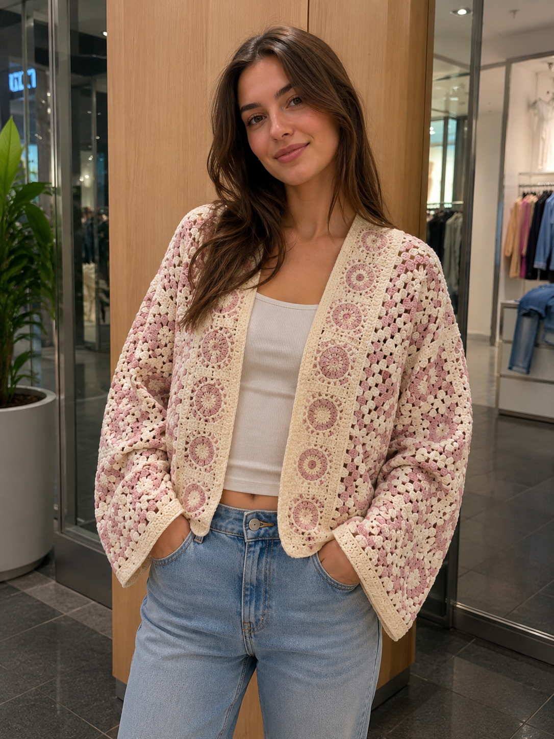 Virale StrickJacke