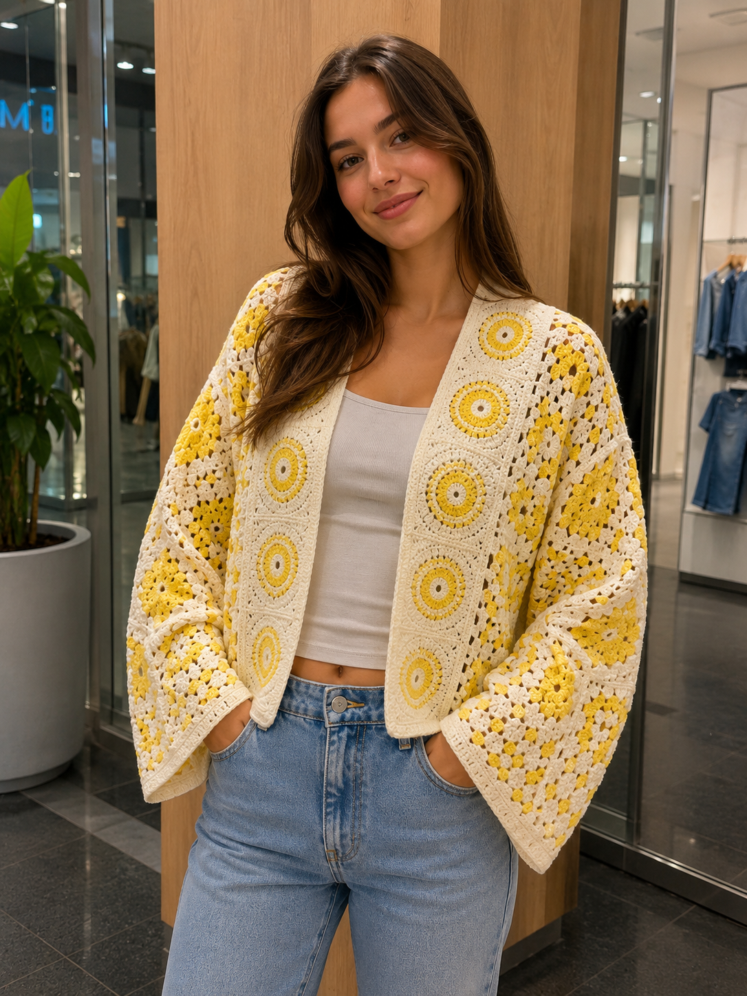 Virale StrickJacke