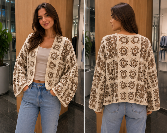 Virale StrickJacke