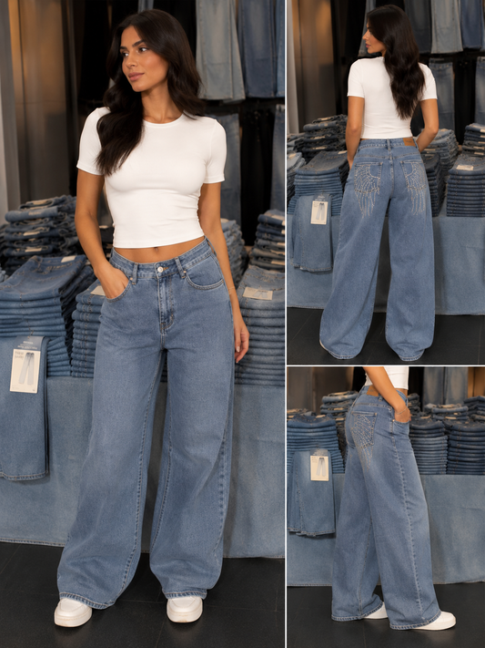 Jeans Angel Glitter